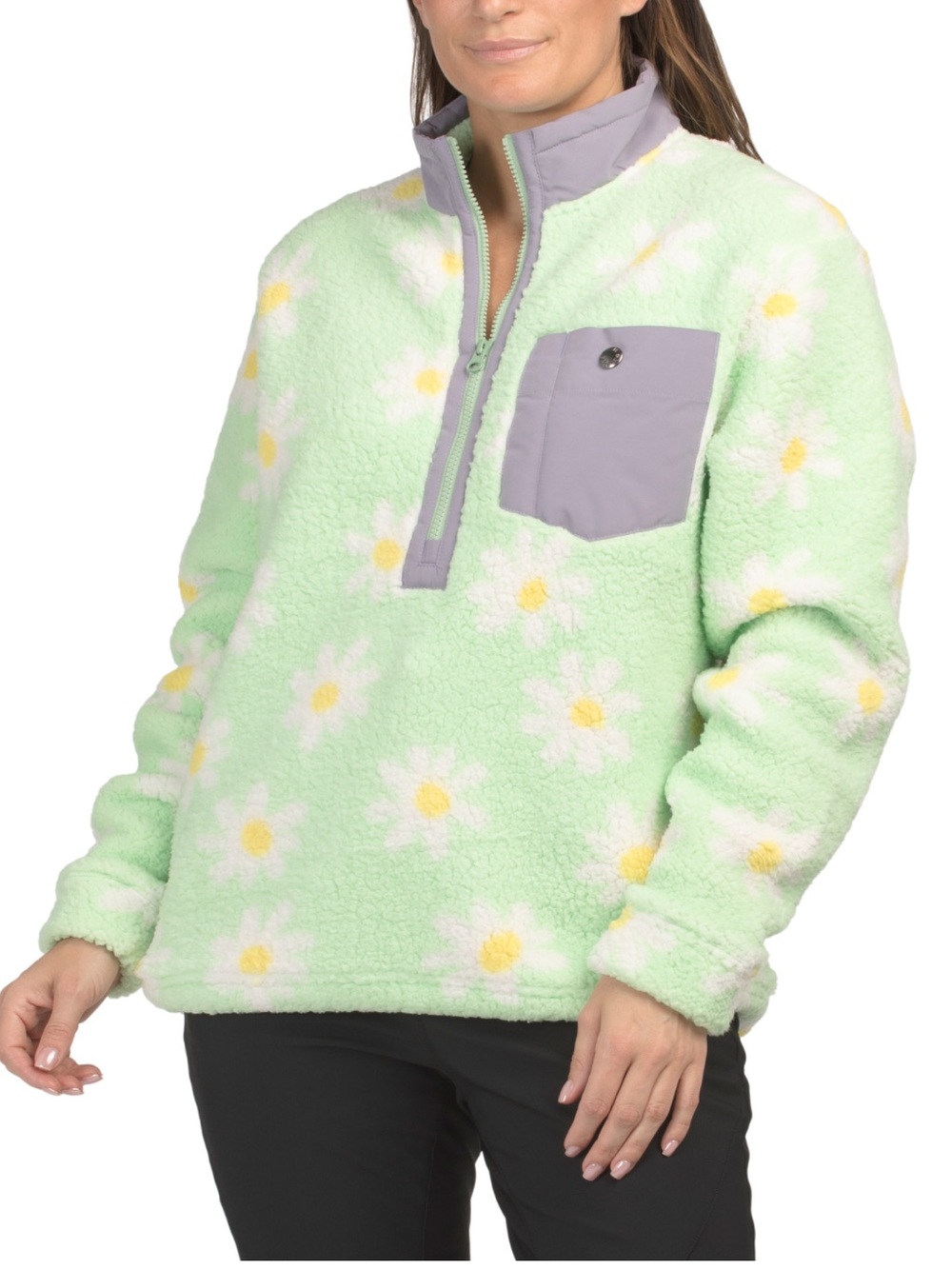 NWT Airblaster Sherpa Fleece 1/2 Zip